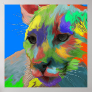 Puma (gebürstet) poster