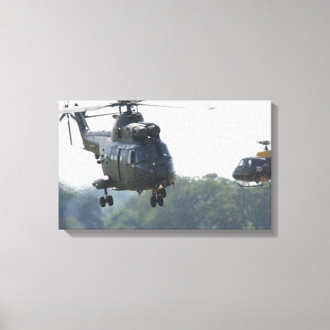 Puma Hubschrauber Leinwanddruck (Vorderseite)