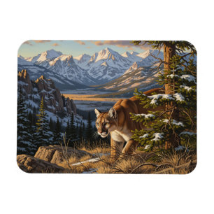 Puma im Rocky Mountain National Park Reise Magnet