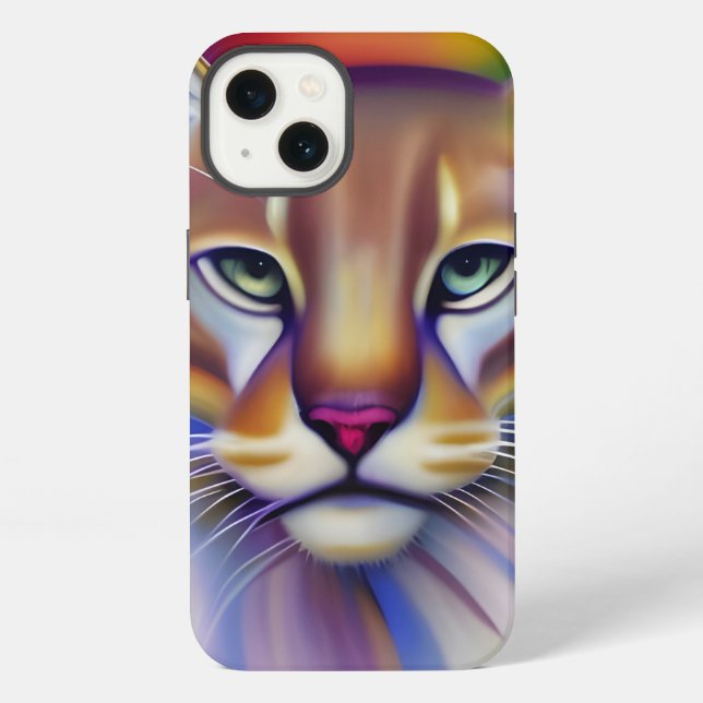 Puma-Kunst  iPhone Hülle (Rückseite)