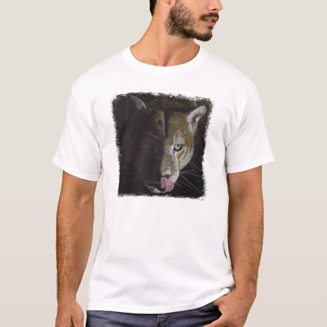 Puma-Nacht T-Shirt (Vorderseite)