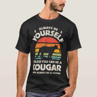 Puma Sei Immer Du Selbst Retro Vintage 70er T-Shirt