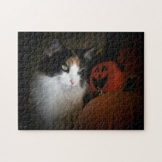 Puma über Kürbis Puzzle