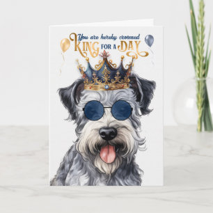 Pumi Dog King für einen Tag Funny zum Geburtstag Karte
