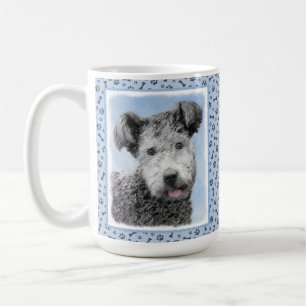 Pumi-Malerei - Niedliche Original Hunde-Kunst Kaffeetasse