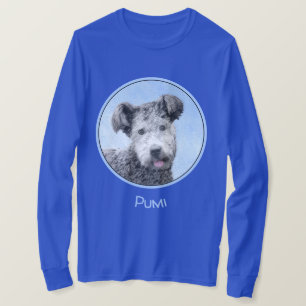 Pumi-Malerei - Niedliche Original Hunde-Kunst T-Shirt