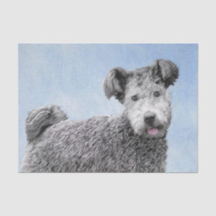 Pumi Painting - Niedliche Original Hunde Kunst Seidenpapier
