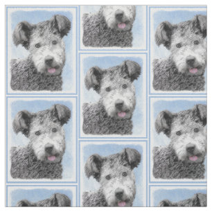 Pumi Painting - Niedliche Original Hunde Kunst Stoff
