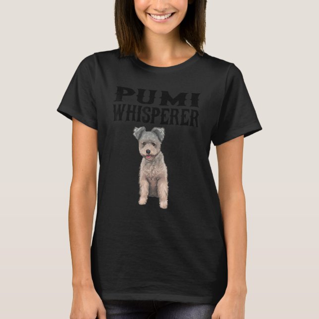 Pumi Wisperer Dog T-Shirt (Vorderseite)