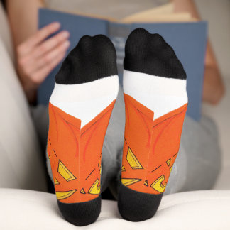 Pumkin-Jack-o-Latern-Socken Socken