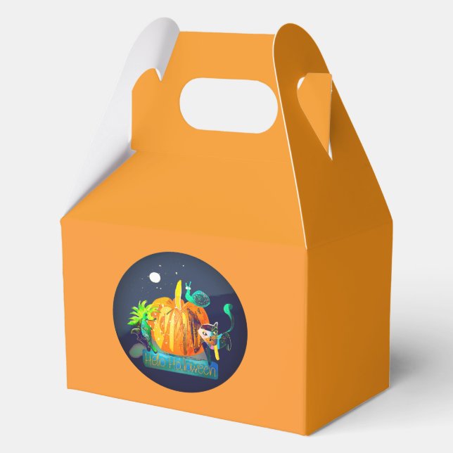 Pumkin Trick oder Leckkasten Halloween Animes & Mo Geschenkschachtel (Vorderseite)