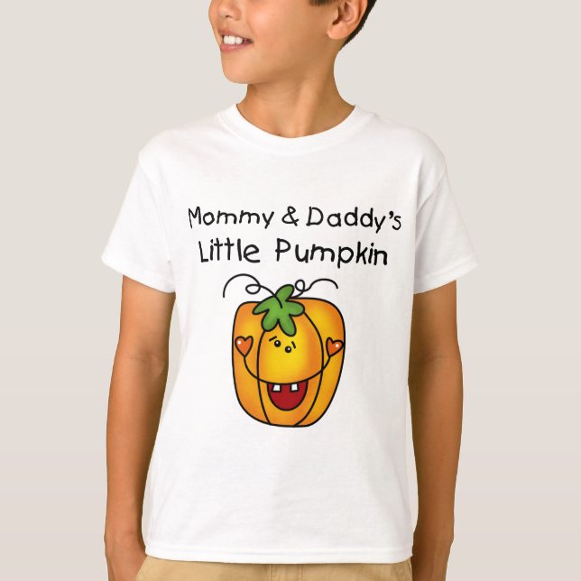 Pumkin-Tshirts und Geschenke von Mommy und Daddy T-Shirt (Vorderseite)