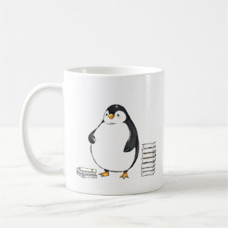 Pummeliger Pinguin-Lehrer-Mug - Lustiges Lehrerges Kaffeetasse