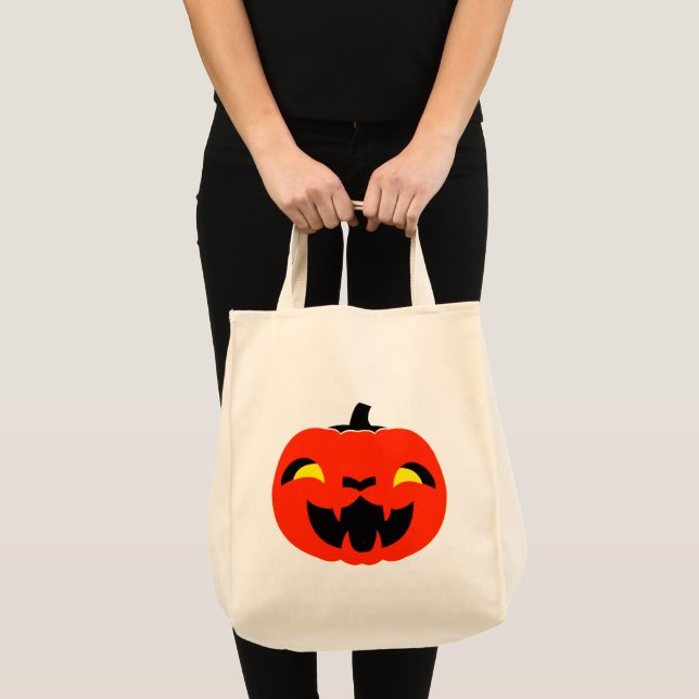 Pumnkin Halloween Tote Bag Tragetasche (Vorderseite (Produkt))
