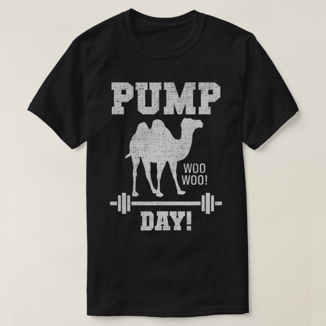Pump Day Hump Day Camel Gewicht Lifting Training G T-Shirt (Design vorne)