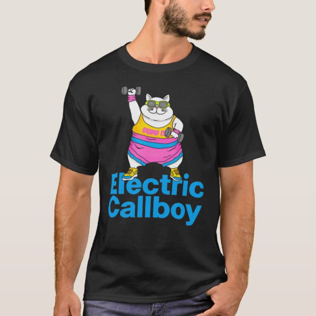 Pump It Eletric Callboy retro T-Shirt (Vorderseite)