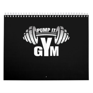 Pump it Ness Gym Sport Motivation Männer Frauen K Kalender