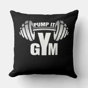 Pump it Ness Gym Sport Motivation Männer Frauen Ki Kissen
