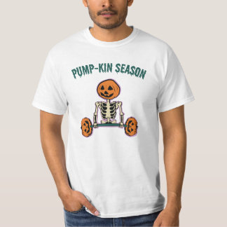 Pump-Kin Season Kürbis Gym Halloween T-Shirt