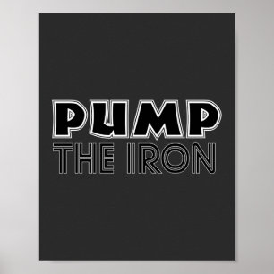 Pump the Eisen Pump Cover Gym Workout Poster