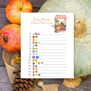 Pumpbaby Dusche Emoji Pictionary