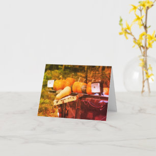 Pumpen auf LKW-Fall-Blank Karte