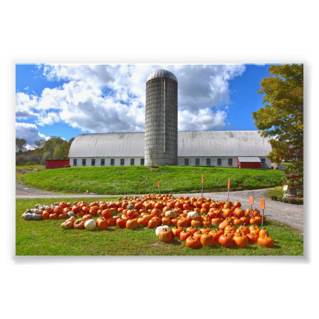 Pumpen für den Verkauf in Pennsylvania Farm Barn Fotodruck (Vorne)