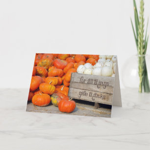 Pumpen für Erntedank Danke