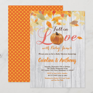 Pumpen Gender-neutrale Babydusche Einladung Holz