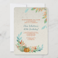 Pumpen in Wasserfarbe Einladung