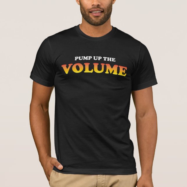 Pumpen Sie oben den Volumen-T - Shirt (Vorderseite)