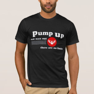 Pumpen Sie oben Weightlifting-T - Shirt