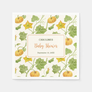 pumpenbotanisches Muster Serviette