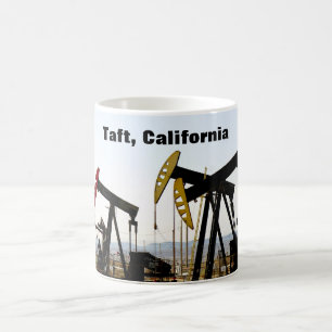 Pumpjacks in Taft, Kalifornien Kaffeetasse
