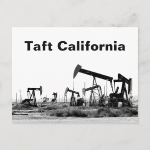 Pumpjacks in Taft, Kalifornien Postkarte
