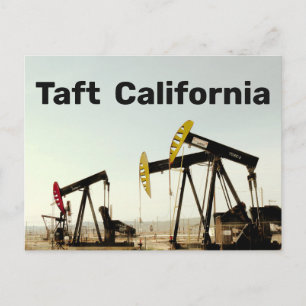 Pumpjacks in Taft, Kalifornien Postkarte