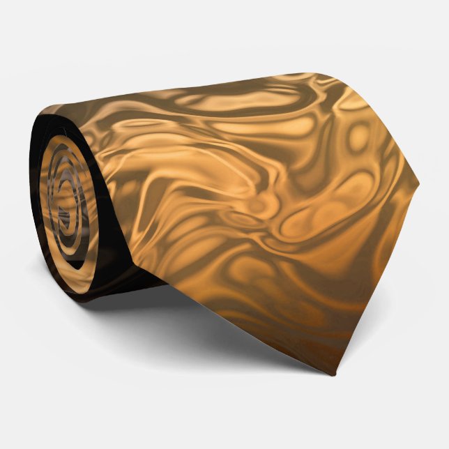 Pumpkammflamme-Krawatte Krawatte (Gerollt)