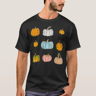 Pumpkentypen und -sorten Niedliches Pumpkin-Gesche T-Shirt