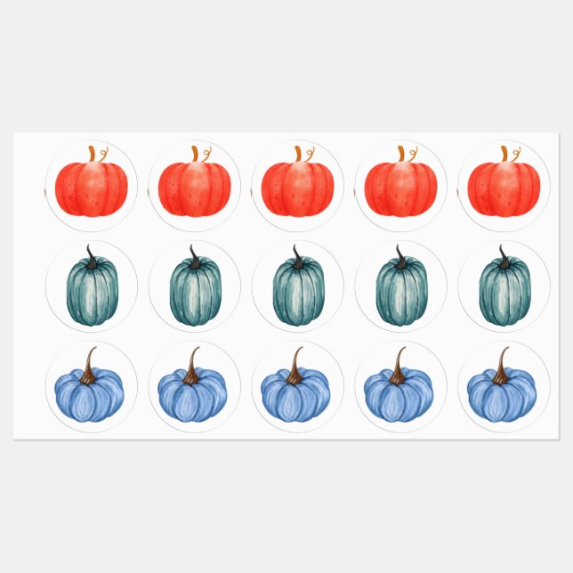 Pumpkettenaufkleber, Aufkleber, Fallaufkleber, Etiketten (Blatt)