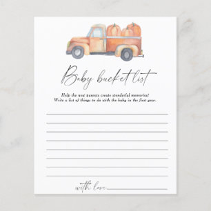 Pumpkettenwagen - Baby Eimer List Game
