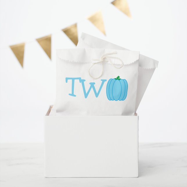 Pumpkin 2. Geburtstag Geschenktütchen (Party)
