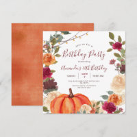 Pumpkin 30. Geburtstag Party Boho String Light