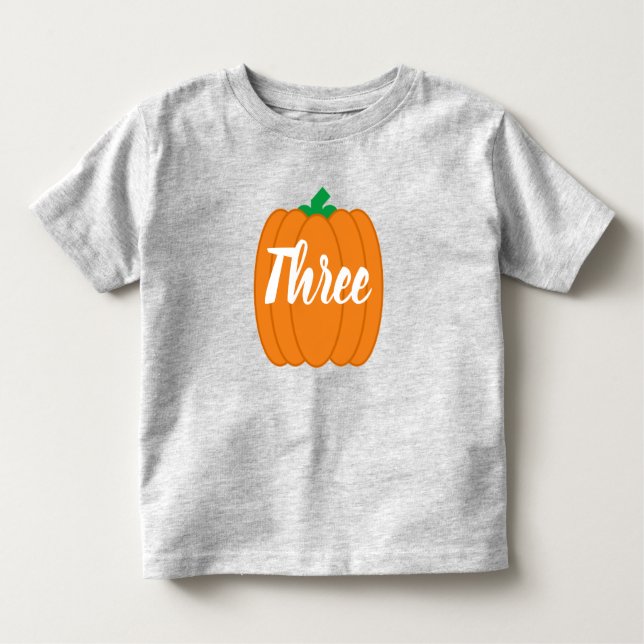 Pumpkin 3. Geburtstagskind-T - Shirt (Vorderseite)