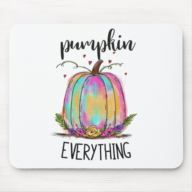 Pumpkin Alles farbenfrohe Pumpkin Mousepad (Vorne)