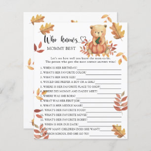 Pumpkin and Bär - Wer kennt das beste Spiel der Ma