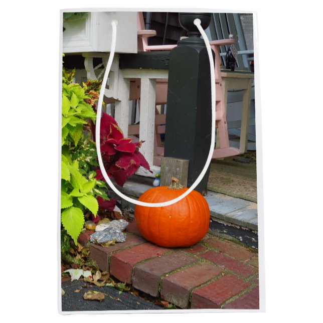 Pumpkin and Coleus - Martha's Vineyard Mittlere Geschenktüte (Vorderseite)