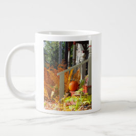 Pumpkin and Ferns - Martha's Vineyard Jumbo-Tasse