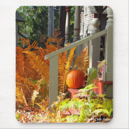 Pumpkin and Ferns - Martha's Vineyard Mousepad