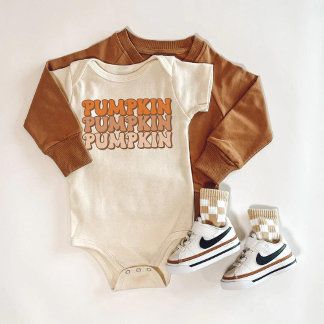 Pumpkin Baby Bodysuit - Niedlicher Fall Outfit Strampler