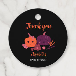 Pumpkin Baby Dusche Niedlich Black Halloween Geschenkanhänger
